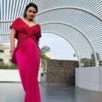 Namrata Shirodkar Instagram - Pink all the way! 💗 #PostChristmasGlam Outfit: @shantanunikhil , @snbyshantanunikhil HMU: @theartbeatsalon 👠: @septembershoes