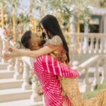 Natasa Stankovic Instagram – Painted in love 💛 Raffles Udaipur