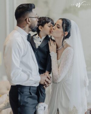 Natasa Stankovic Instagram - We celebrated Valentine’s Day on this island of love by renewing the vows we took three years ago. We are truly blessed to have our family and friends with us to celebrate our love ❤️