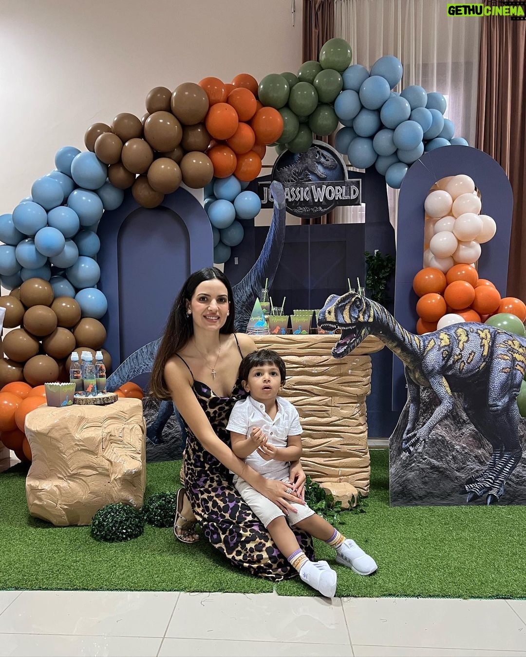 Natasa Stankovic Instagram - Agu turns 2 ❤️ 🦖🦕