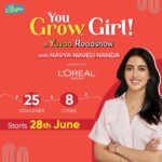 Navya Naveli Nanda Instagram - Super thrilled to announce #YouGrowGirl, a Yuvaa roadshow with the awesomest @navyananda, empowered by @lorealindia ❤️ As part of the #YouGrowGirl initiative, Yuvaa and Navya will be travelling across colleges in India and host a series of LIVE conversations to talk about entrepreneurship, self-growth and social change. We’re so proud to join hands with Loreal India and help further their #StandUp initiative to raise awareness about street harassment and train students to effectively fight against it. By bringing these important conversations to college campuses, we hope to inspire a new generation of women who are empowered, growth-oriented and determined to make a positive impact in their communities. Navya is the founder of @projectnaveli, a non-profit initiative working towards providing women with resources & opportunities to allow for social and economic independence. Yuvaa is India's most-loved Gen Z driven youth media, insights and impact organizations. We listen to the stories of young India to create socially-conscious content online and start meaningful conversations online. Dear students, if you want us to visit your college, please write to us on yougrowgirl@yuvaa.co.in #5YearsOfYuvaa #YouGrowGirl #YuvaaYouGrowGirlRoadshow #YuvaaRoadshow #CollegeRoadshow #CollegeTour #YuvaaCampus #YuvaaCampusProgramme #StandUpWithLorealParis