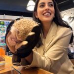 Navya Naveli Nanda Instagram - New friend 🦔 🇯🇵 Tokyo,Japan 東京,日本
