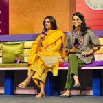Navya Naveli Nanda Instagram - #WeTheWomen2023 ❤️ Thank you for having us @barkha.dutt @wethewomenasia 👕: @abujanisandeepkhosla @gulabobyabusandeep Jaipur, Rajasthan