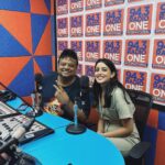 Navya Naveli Nanda Instagram – Thanks for having me on air with you this morning @94.3radiooneindia ♥️🎙️ RADIO ONE 94.3