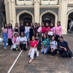 Navya Naveli Nanda Instagram - Day 1 ✅ Thank you Xavier’s for such a great start to our roadshow! #YouGrowGirl Roadshow 🚘 @weareyuvaa @lorealindia 👕: @snbyshantanunikhil St. Xavier's College, Mumbai