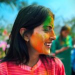 Navya Naveli Nanda Instagram - Haappyyyy Holi 🐰🌸💜