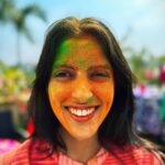 Navya Naveli Nanda Instagram - Haappyyyy Holi 🐰🌸💜