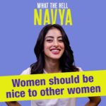 Navya Naveli Nanda Instagram - What is a good woman? Men have dictated this for too long. Men were out there making the rules and women were at home taking care of them for some reason. But we’re here now. And we’re going to change things! Am I right ladies?! ☺️ 🎧 Tune in to the latest episode ‘One Crown Many Shoes’ on IVM Podcasts Network or wherever you get your podcasts from. Empowered by @bumble_india #IVMPodcasts #OneCrownManyShoes #WhatTheHellNavya