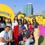 Navya Naveli Nanda Instagram - @spotify creators day with the team 💚 !!!! Thank you @weareyuvaa for having us ⭐️ #WhatTheHellNavya 🎙 @ivmpodcasts