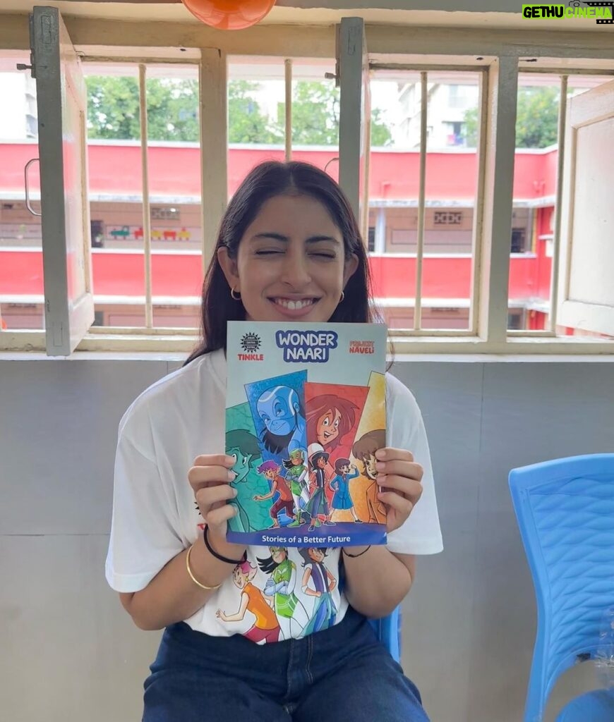 Navya Naveli Nanda Instagram - WONDER-NAARI is here! ♥️ @tinklecomicsstudio and I just launched our comic book together. Stories featuring entrepreneurship, mental health, legal awareness and education 🙌🏼 The comic is available to read on the Tinkle App! Go check it out 🙏🏻