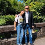 Navya Naveli Nanda Instagram - just me & my dad exploring the world together ❤️🇯🇵 Kyoto, Japan