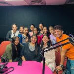 Navya Naveli Nanda Instagram - Hey, we were on the radio! 🙋🏻‍♀️ Thank you @ishq.fm for inviting us on your show. Stay tuned for @artinaik98 and the Sakhi girls on 104.8 FM very soon🎤🔌