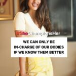 Navya Naveli Nanda Instagram - I want all Indian women to be in-charge of their bodies and befriend their autonomy. #SheChampionsHer - A campaign by @weareyuvaa and Instagram to celebrate stories of allyship of, by and for women. #IWD2022 #internationalwomensday #womensday2022 #SheChampionsHer #womensrights #themoreyounknow #mybodymyrules #sexualhealth #nottaboo