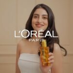 Navya Naveli Nanda Instagram - The L’Oréal Paris Extraordinary Oil Serum is my secret to a good-hair day! ✨ Enjoy soft, shiny, frizz-free hair everyday!