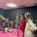 Navya Naveli Nanda Instagram - Hey, we were on the radio! 🙋🏻‍♀️ Thank you @ishq.fm for inviting us on your show. Stay tuned for @artinaik98 and the Sakhi girls on 104.8 FM very soon🎤🔌
