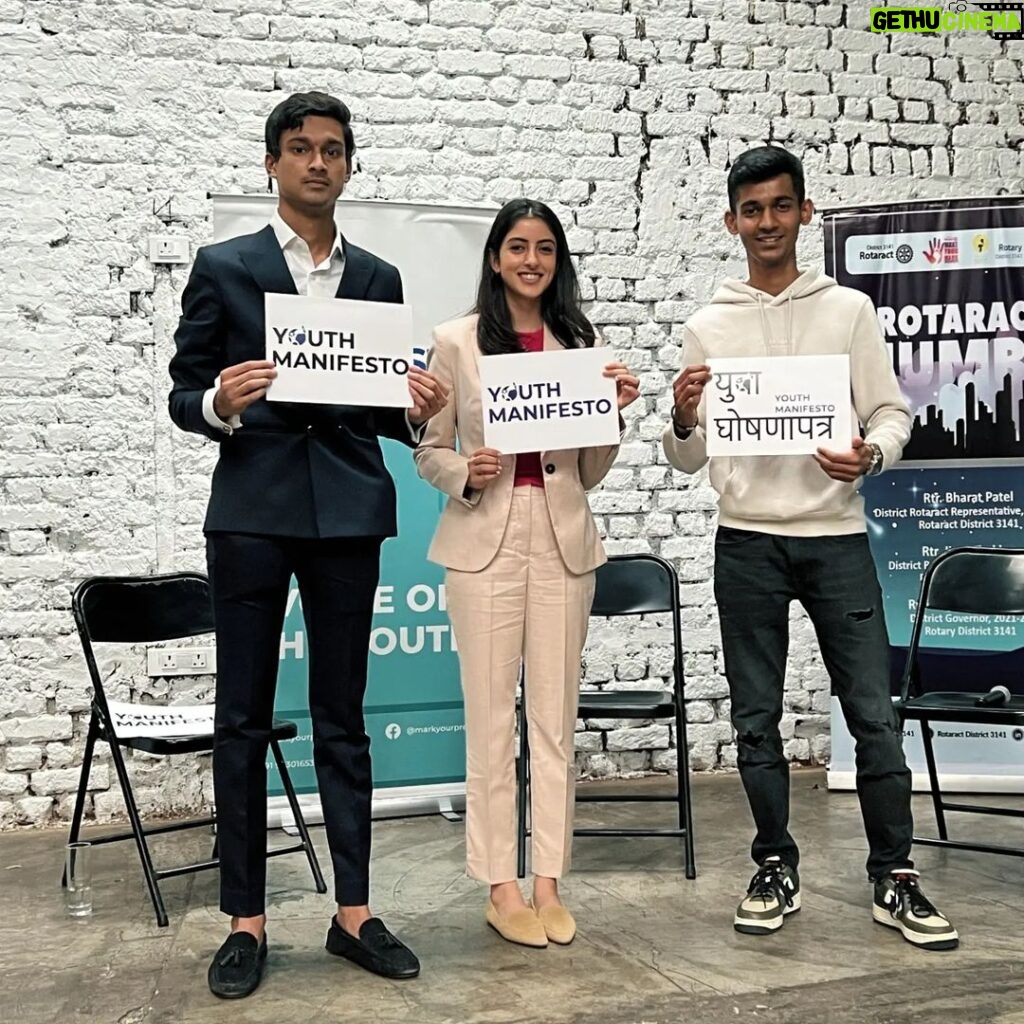 Navya Naveli Nanda Instagram - Youth Manifesto launched, Join the movement now. Link in the bio. The Youth Manifesto movement is aiming to ignite energy and bring people together, break down barriers and encourage collaboration among long-time Youth advocates, environmentalists, activists, emerging leaders, artists, policymakers, young leaders, politicians, and academics all in one city. In order to transpire continuous change, we must invest in youth leadership and harness young people's collective power and agency. We are excited to announce the youth manifesto as a brave space for youth-led. . . . #youthmanifesto #younggeneration #changingsocietyforbetter #changemaker #heath #environment #city #bmcelections #votingpolls #votereducation #youthinpolitics #changemaker antiSOCIAL