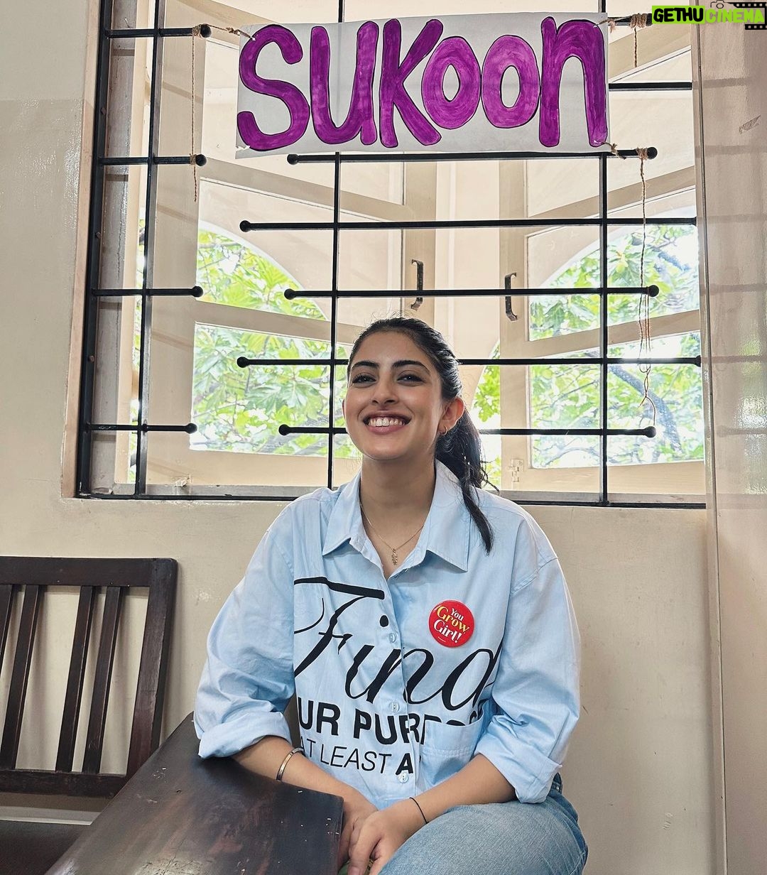 Navya Naveli Nanda Instagram - Found Sukoon 🙋🏻♀️ Pune, Maharashtra पुणे, महाराष्ट्र