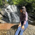 Navya Naveli Nanda Instagram – Found a waterfall 🙊🦋🌿