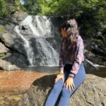 Navya Naveli Nanda Instagram - Found a waterfall 🙊🦋🌿