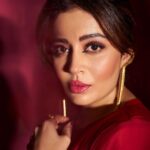 Neha Pendse Instagram - Christmas razzmatazz with @cosmoindia Styled and customised @nehachaudhary_ Earrings & cuff: @parishrijewellery Bangles: @elabore.in Makeup @malcolm_m_fernandes Hair @nikampatel12 Clicked @akshay_26 Managed @brewbackersmedia