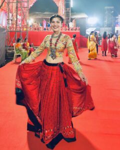 Nidhi Bhanushali Instagram - We got that Navratri Jam on!!! Mumbai, Maharashtra