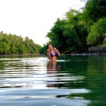 Nidhi Bhanushali Instagram - More often than not a cold swim is all you need. SACRED RIVER