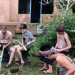 Nidhi Bhanushali Instagram - August Dump #causeisuckatpostingregularly 1. Trying to get under some shade on the side of the road on a sunny day in Bali. 2. Working with bamboo to make a small lounger for Shankari’s birthday. 3. At midnight. Shankari’s 71st birthday yayyyy! Homemade yum yumm cake yayyyy! 4. Our super talented Italian boys and Danny jamming in the yard. 5. Cold and breezy sunrise in the rice fields. 6. Just a ‘I am trying to get used to my hair ‘ selfie. 7. @ryora.lights got a make shift haircut by our new friends and it surprisingly turned out to be very good. 8. Kitchen floor mosaic in the making. 9. Crochet bucket hat. Yeah. I. Am. Obsessed. 10. Last supper in Bali.