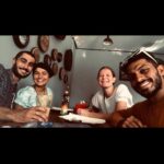Nidhi Bhanushali Instagram - August Dump #causeisuckatpostingregularly 1. Trying to get under some shade on the side of the road on a sunny day in Bali. 2. Working with bamboo to make a small lounger for Shankari’s birthday. 3. At midnight. Shankari’s 71st birthday yayyyy! Homemade yum yumm cake yayyyy! 4. Our super talented Italian boys and Danny jamming in the yard. 5. Cold and breezy sunrise in the rice fields. 6. Just a ‘I am trying to get used to my hair ‘ selfie. 7. @ryora.lights got a make shift haircut by our new friends and it surprisingly turned out to be very good. 8. Kitchen floor mosaic in the making. 9. Crochet bucket hat. Yeah. I. Am. Obsessed. 10. Last supper in Bali.