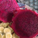 Nidhi Bhanushali Instagram - New tropical fruits unlocked! 1-2 Mangosteen. The most exotic fruit i’ve ever had to opportunity to consume! Found a cart selling it randomly one day in Mangalore and it took our fancy immediately. It also is one of the most expensive fruits I’ve ever bought at ₹400 per kg. because of how rare and difficult to transport it is. 3-4 Red Dragon. Growing up in a fruit fanatic household, white dragon fruit is part of our daily intake but never had i ever eaten a purple one until last week. Oh so tender and so sweet! 5-6 Snake fruit. With the outer shell exactly like that of a snake’s scales and inside not too far away from jackfruit - this fruit, native to Indonesia, is definitely one of its kind. 7 @_ninosaur caught in the moment most probably giving thanks to the universe for make all these fingerlicking delicious fruits! #ninoandfruits