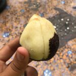 Nidhi Bhanushali Instagram - New tropical fruits unlocked! 1-2 Mangosteen. The most exotic fruit i’ve ever had to opportunity to consume! Found a cart selling it randomly one day in Mangalore and it took our fancy immediately. It also is one of the most expensive fruits I’ve ever bought at ₹400 per kg. because of how rare and difficult to transport it is. 3-4 Red Dragon. Growing up in a fruit fanatic household, white dragon fruit is part of our daily intake but never had i ever eaten a purple one until last week. Oh so tender and so sweet! 5-6 Snake fruit. With the outer shell exactly like that of a snake’s scales and inside not too far away from jackfruit - this fruit, native to Indonesia, is definitely one of its kind. 7 @_ninosaur caught in the moment most probably giving thanks to the universe for make all these fingerlicking delicious fruits! #ninoandfruits