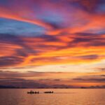 Nidhi Bhanushali Instagram - Dipping into golden waters under the painted sky. #SunsetSwimMagic Koh Phangan เกาะพะง้น