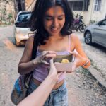 Nidhi Bhanushali Instagram – This lemon tart’s got a one way ticket to my heart and so does @bhagyashreelimaye! Hearsch Bakery
