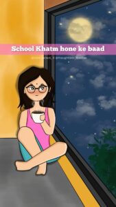 Nidhi Narwal Instagram - Tag your school friends if you’re still in contact 😊💛 #nidhinarwal #thoughtlessdoodles #schoolfriends #schoolmemories