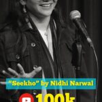 Nidhi Narwal Instagram - This poem has crossed 1 Lakh views on YouTube! 🌸 Thank you so much everyone✨ Full poem is available on my YouTube channel. Go watch it if you haven’t already. #nidhinarwal #nidhinarwalpoetry #lifeofnidhi #jazbaat #jazbaatijantaa #seekho #youtube #poetry #poemoftheday #hindipoetry #hindipoem #poems #poetrycommunity