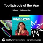 Nidhi Narwal Instagram - When I first started my podcast, I never imagined it would consistently rank on Spotify's Top Podcasts Chart for 38 weeks straight! Streaming in 55 countries was beyond my expectations. And to be listed as the 3rd 'Best New Podcast of 2023' in #spotifywrapped? That's just incredible! I never thought it would be loved so much by so many! :’) So grateful to everyone who tuned in and showered love on #Nazariyaa ❤️ Bohot pyaar! Bohot mohabbat! Doosra season chahiye? 🙇🏻‍♀️ #nazariyaawithnidhinarwal