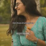 Nidhi Narwal Instagram - Sabr ❤️🌼 #lifeofnidhi #nidhinarwalpoetry #nidhinarwal #hindipoetry #love #shayari #spokenword #poetry #poetsofinstagram #poetrycommunity #poetrydarbaar