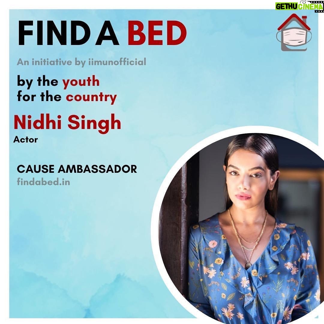 Nidhi Singh Instagram - I am a doctor’s daughter and my father was on the frontline, healing and saving people all his life and he continued to do so right till a few days ago. All healthcare professionals put the well-being of others before their own, every single day. The frontline warriors of our country need the support of their fellow countrymen like never before. #Findabed is an very resourceful initiative by the youth and our country’s first information repository on beds. You can find your nearest COVID centre and also help build one on www.findabed.in Let’s Please Share this information and spread the word as much as possible. All links in the bio of the pages below. @findabed_in @iimunofficial 🙏🏼