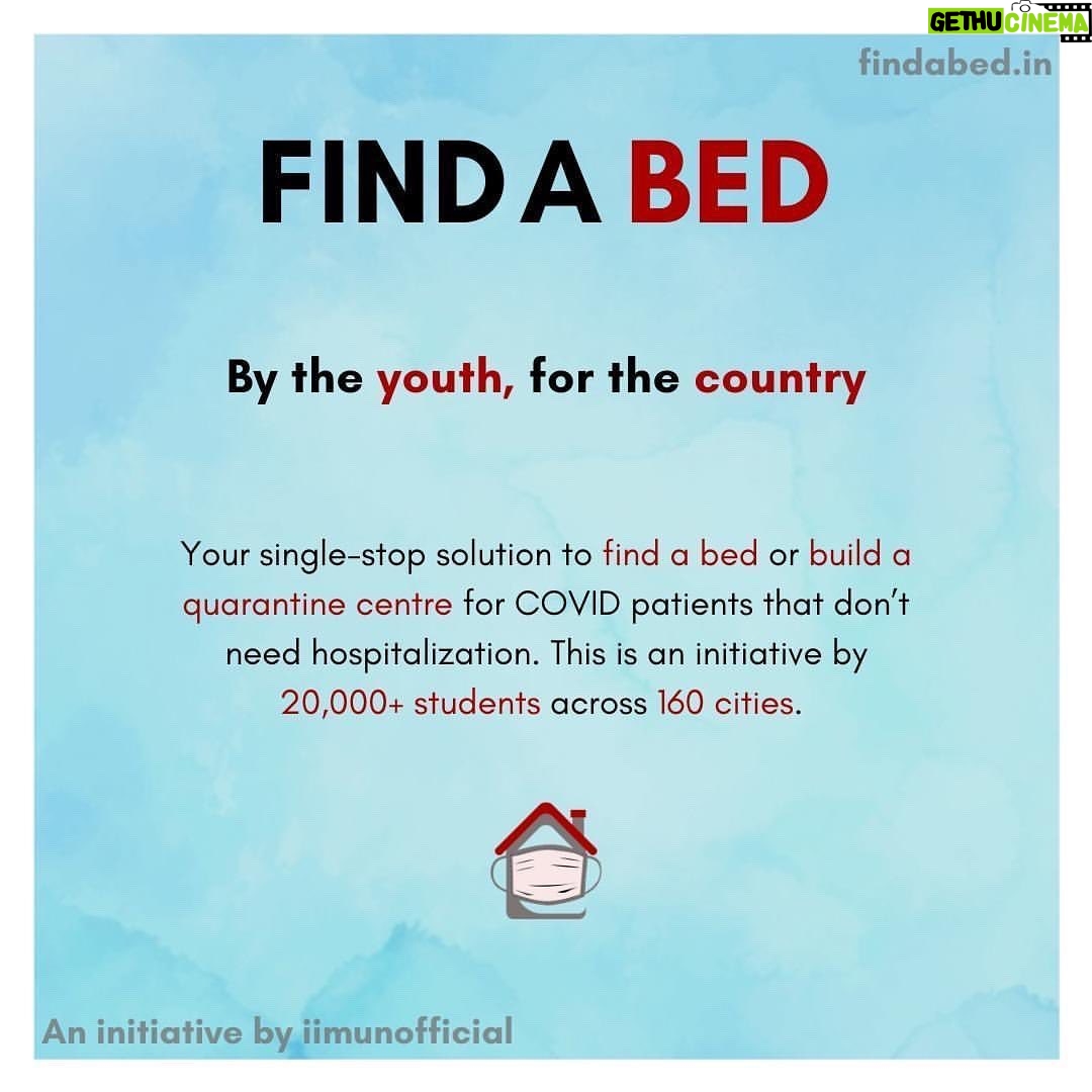 Nidhi Singh Instagram - I am a doctor’s daughter and my father was on the frontline, healing and saving people all his life and he continued to do so right till a few days ago. All healthcare professionals put the well-being of others before their own, every single day. The frontline warriors of our country need the support of their fellow countrymen like never before. #Findabed is an very resourceful initiative by the youth and our country’s first information repository on beds. You can find your nearest COVID centre and also help build one on www.findabed.in Let’s Please Share this information and spread the word as much as possible. All links in the bio of the pages below. @findabed_in @iimunofficial 🙏🏼