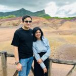 Niharika Dash Instagram - Seven Coloured Earths ,Charmel is a beautiful place on Earth that I’ve always wanted to visit. It was a long-pending item on my bucket list, and finally, I am here. Couldn’t be happier! ❤️ Seven Coloured Earths, Charamel, Mauritius