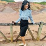 Niharika Dash Instagram - Seven Coloured Earths ,Charmel is a beautiful place on Earth that I’ve always wanted to visit. It was a long-pending item on my bucket list, and finally, I am here. Couldn’t be happier! ❤️ Seven Coloured Earths, Charamel, Mauritius