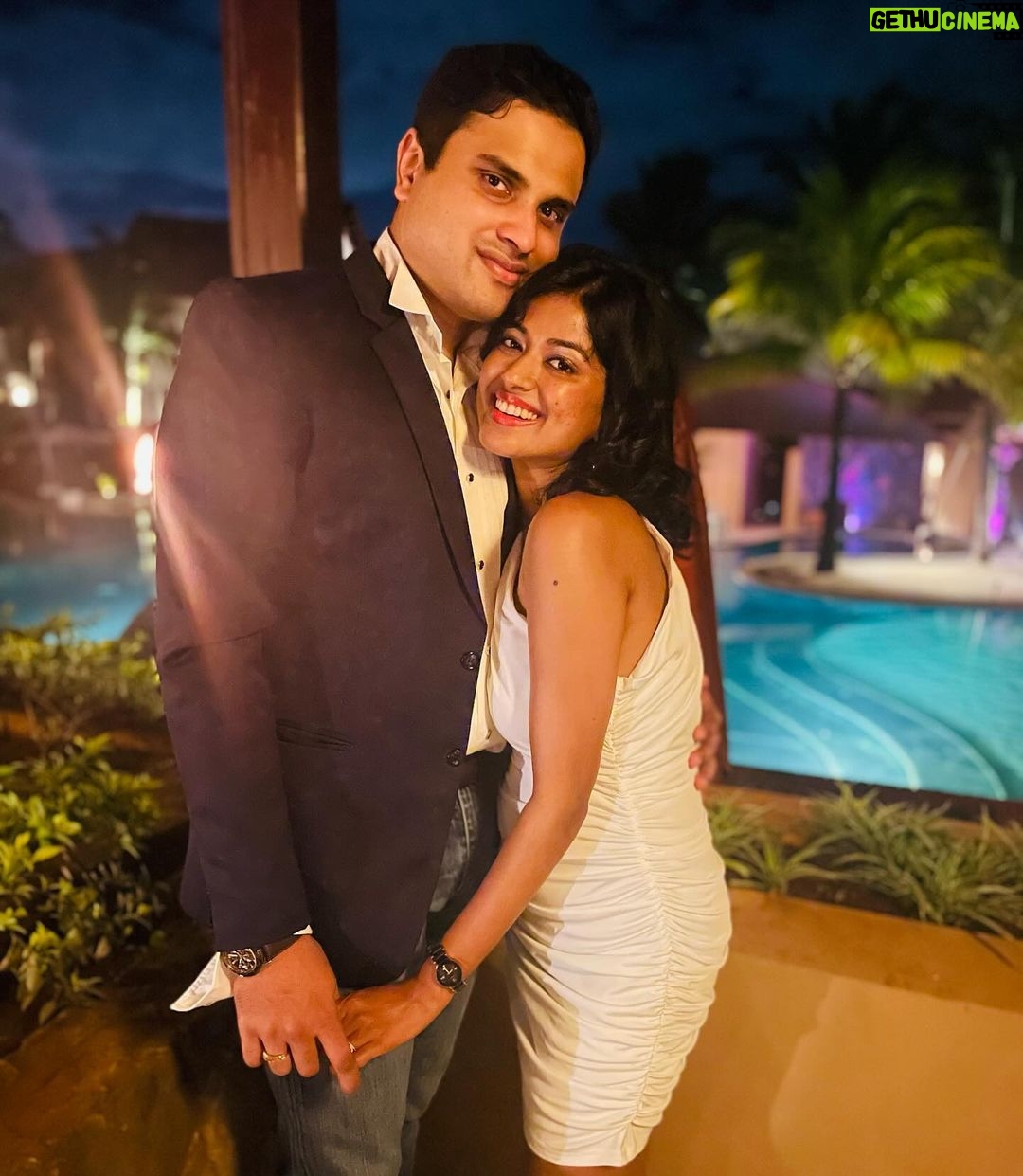Niharika Dash Instagram - Being an overly emotional person, I’ve always sought someone who will understand me for who I am. You are the one person in my life with whom I can share anything. Your kindness, ability to show emotion, and calm demeanor have always touched my heart. Thanks for being my forever best friend and loving this craziest girl. My life was never easy, I know it will never be, but with you by my side, I will face each and every odd with strength. Here’s to 365 days to this beautiful day ❤️ Happy Engagement Anniversary Le Jadis Beach Resort & Wellness Mauritius