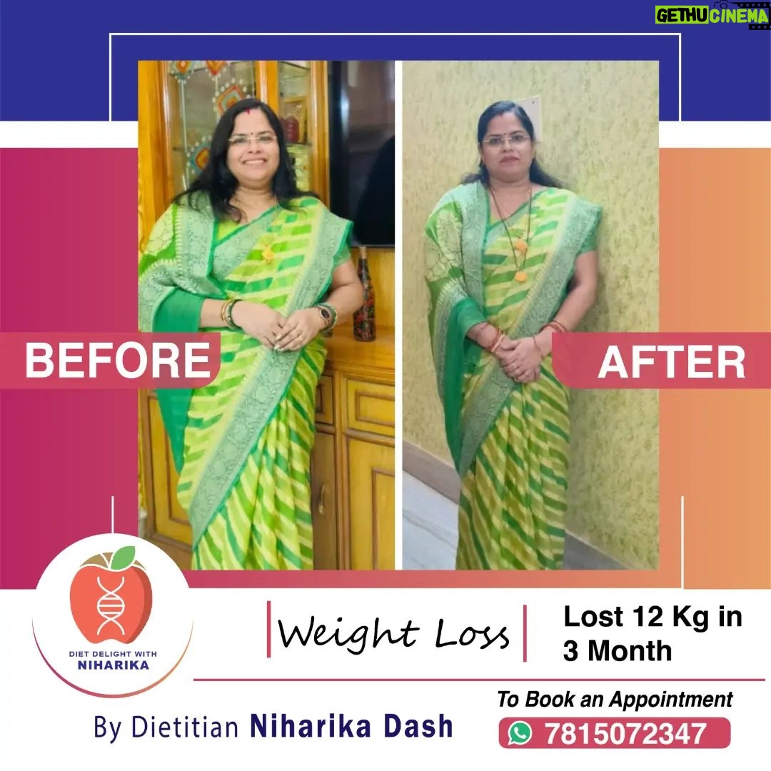 Niharika Dash Instagram - Embarking on a journey of transformation, embracing change.A testament to dedication and hard work – a healthier, happier version of oneself.🍏🥳 If you want a customized Homemade Diet plan, WhatsApp us at +917815072347. Also, Connect Us On: 👉Facebook: https://www.facebook.com/DietdelightwithNiharika 👉Instagram: https://www.instagram.com/dietdelightwithniharika/ 👉Youtube: https://www.youtube.com/@dietdelightwithniharika4069 👉Twitter: https://twitter.com/NiharikaDash14 👉LinkedIn: https://www.linkedin.com/in/niharika-dash-326435212/... 👉Websites: https://www.dietdelightwithniharika.in/ #weightloss #weightlossdiet #happyclients #clientsreview #cutomerreview #HealthIssues #Hypothyroidism #Obesity #Infertility #ConceiveNaturally #ThyroidControl #CustomizedDietPlan #CustomizedHomemadeDietplan #HomemadeDiet #Exercise #pcod #pcos #nutrition #HealthyEating #healthylifestyle #BalancedDiet #HealthyLifestyle #NutritionTips #dietdelightwithniharika ODISHA