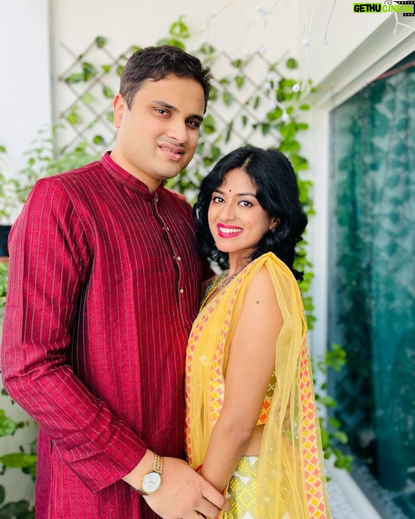 Niharika Dash Instagram - Our first Diwali together ❤️ @sparsh_1994 May the festival of lights dispel the darkness of ignorance and spread the light of knowledge and wisdom. Happy Diwali 🙏 #happdeepavali2023 Dubai, United Arab Emirates