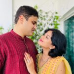 Niharika Dash Instagram - Our first Diwali together ❤️ @ssarangi2 May the festival of lights dispel the darkness of ignorance and spread the light of knowledge and wisdom. Happy Diwali 🙏 #HappDeepavali2023 ❤️ Dubai, United Arab Emirates