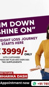 Niharika Dash Instagram - Lose your stubborn belly Fat with our Customized Diet Plan and exercises – No Supplements in just 75 Days! WhatsApp at +917815072347 Now! ✅ Just at Rs.3999/- Decide what you want for your future, work on your Real assets, and Reduce your Belly Fat. 🌟SPECIAL Offer! 🌟 🌟VALID TILL 15th December 2023🌟 Join our exclusive program and embark on a transformative path to better nutrition! 💪 📌 Limited-Time Offer Includes: ✅ Personalized Nutrition Plans and Exercises. ✅ Expert Guidance from Dietitian Niharika Dash ✅ Delicious and Healthy Recipes ✅ Weekly Check-Ins to Track Progress ✅ And More! Don’t miss out on this fantastic opportunity and Avail this offer! Click on the “Message What’s App Button, Connect with Us, and get started today. 📩 Also, Connect Us On: 👉Facebook: https://www.facebook.com/DietdelightwithNiharika 👉Instagram: https://www.instagram.com/dietdelightwithniharika/ 👉Youtube: https://www.youtube.com/@dietdelightwithniharika4069 👉Twitter: https://twitter.com/NiharikaDash14 👉LinkedIn: https://www.linkedin.com/in/niharika-dash-326435212/... 👉Websites: https://www.dietdelightwithniharika.in/ #weightloss #weightlossdiet #happyclients #clientsreview #cutomerreview #HealthIssues #Hypothyroidism #Obesity #Infertility #ConceiveNaturally #ThyroidControl #CustomizedDietPlan #CustomizedHomemadeDietplan #HomemadeDiet #Exercise #pcod #pcos #nutrition #HealthyEating #healthylifestyle #BalancedDiet #HealthyLifestyle #NutritionTips #dietdelightwithniharika Dubai, United Arab Emirates