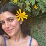 Nimrat Kaur Instagram - थोड़ी new vibes कुछ old world…🌼💙 #wildheart #silence #simplicity #nature #shotoniphone15promax @apple #BharatKiNimrat In the Woods