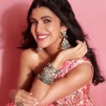 Nimrat Kaur Instagram - A girl’s gotta twirl!!! 💗🌸💞 HMU : @shraddhamishra8 assisted by @bharatlimba.hmu Outfit : @label_anushree Earrings & Bangles : @koharbykanika Ring : @ishhaara @ascend.rohank Styling : @shaleenanathani Styling team : @vasudhaguptaa @simrankumar19 Photographer : @visualaffairs_va #promotions #BossBabeBela♠️ #BelaDiaries❤️‍🔥 #SajiniShindeKaViralVideo @maddock