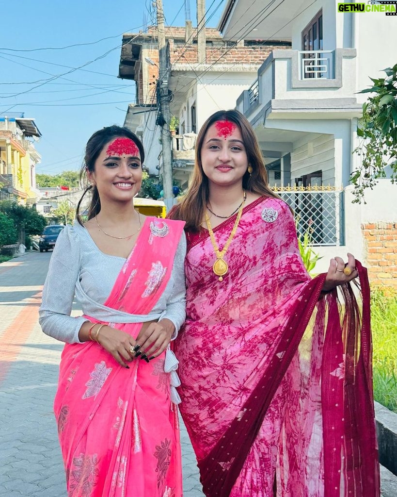 Nisha Guragain Instagram - Dashain vibes 😊 Ithari, Nepal