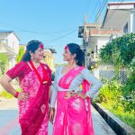 Nisha Guragain Instagram – Dashain vibes 😊 Ithari, Nepal