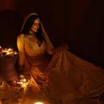 Nisha Guragain Instagram - Spreading Diwali vibes! ...🪔 📷- @faizialiphotography Location- @fzyfuzionstudio MUA- @makeupbybharti